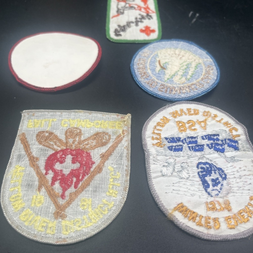 Vintage BSA Boy Scout Patch Lot (5) - 1978 1981 1982 Camporee, Scout Show - Picture 11 of 16